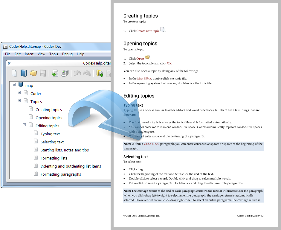 Screenshot of Publishing